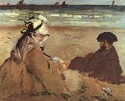 On the Beach Edouard Manet